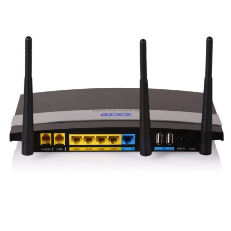 Zycoo UC510, IP АТС , 4 LAN, USB, Wi-Fi, поддержка 3G/LTE через внешний USB адаптер