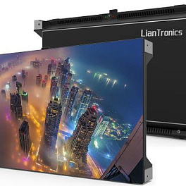 Светодиодный экран, внутреннее применение, малый шаг пикселя 1,5 мм, фронтальный доступ, размер панели 600х337,5х76 мм