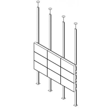 Prestel KIT33-5508FC, готовая видеостена