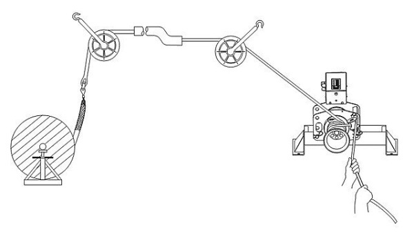 Greenlee UT10-22 - кабельная лебёдка c креплением к стальной трубе (44,5кН) Greenlee UT10-22 - кабельная лебёдка c креплением к стальной трубе (44,5кН)