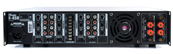 CVGaudio R-450, профессиональный низкоомный 4-х канальный усилитель CVGaudio R-450, профессиональный низкоомный 4-х канальный усилитель