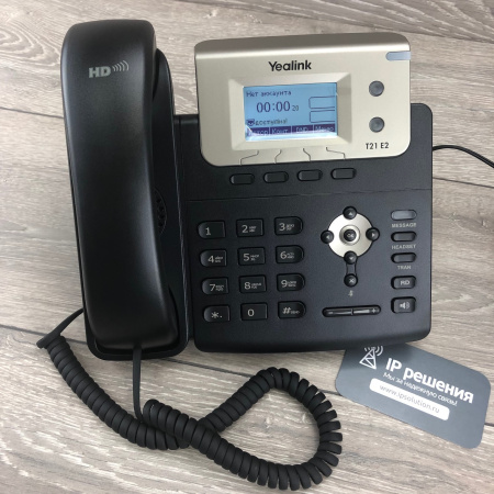 Yealink SIP-T21 E2 SIP-телефон, 2 линии Yealink SIP-T21 E2 SIP-телефон, 2 линии