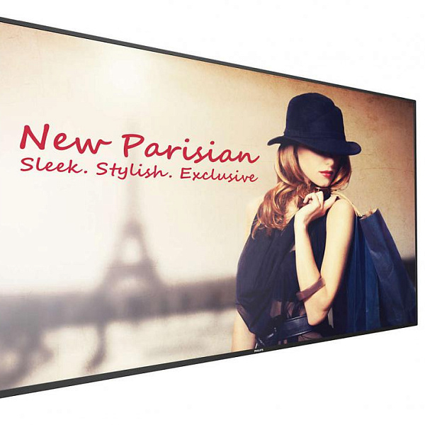 LED панель Philips 43" 43BDL4050D/00 (42.5" 16:9, 1920x1080 FullHD, 450cd/m2, 1100:1, 178град, 12мс, боковая светодиодная подсветка, ОС Android)