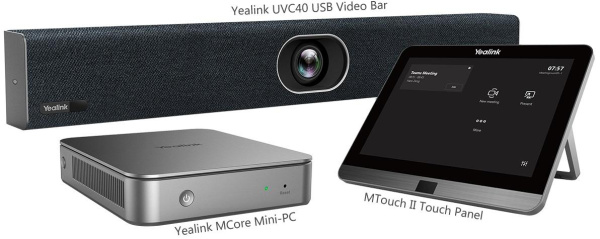Yealink MVC400-C2-000 , комплект для ВКС для средних конференц-комнат