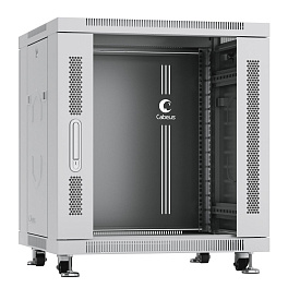 Cabeus SH-05C-12U60/60 шкаф монтажный телекоммуникационный 19", 12U 600x600x730mm (ШхГхВ), цвет серый (RAL 7035)