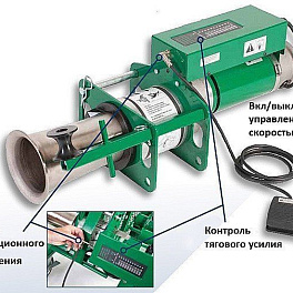 Greenlee UT10-22 - кабельная лебёдка c креплением к стальной трубе (44,5кН)