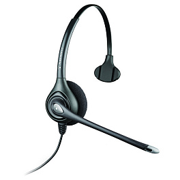 Plantronics SupraPlus Wideband (PL-HW251N), профессиональная телефонная гарнитура для контакт и call-центров