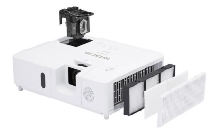 Трехчиповый 3LCD-проектор 5200 ANSI лм (встроенная несменная линза), XGA (1024 х 768), 4:3, одна лампа, 16.000:1. HDMI x 2. USB. Вес 5,2кг. Белого цвета