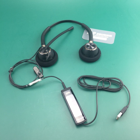 Plantronics EncorePro HW525 USB BNC (PL-HW525-USB), профессиональная USB-гарнитура для работы с ПК
