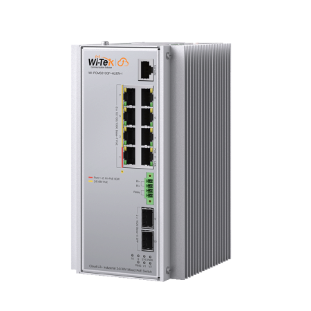 WI-TEK WI-PCMS310GF-Alien-I, промышленный коммутатор