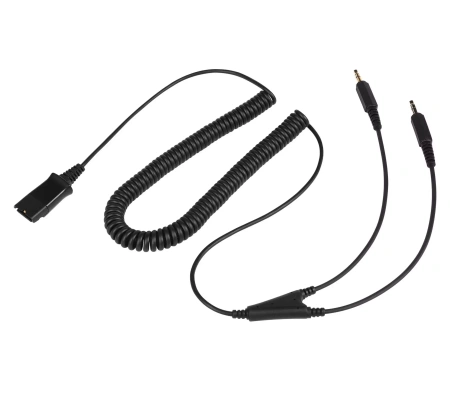 VoiceXpert VXH-CAB-PC, шнур-разветвитель для подключения QD гарнитур к ПК (QD/3,5мм)