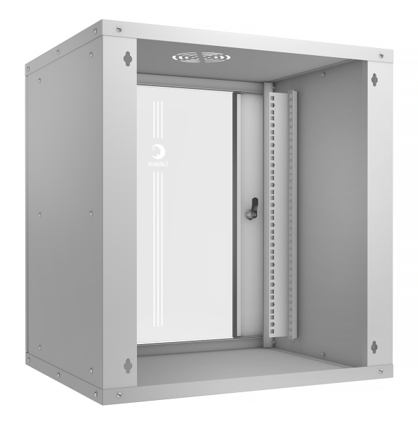 Cabeus, WSC-05D-12U55/45, шкаф телекоммуникационный настенный 19" 12U, серия LIGHT разборный, дверь стекло, цвет серый Cabeus, WSC-05D-12U55/45, шкаф телекоммуникационный настенный 19" 12U, серия LIGHT разборный, дверь стекло, цвет серый