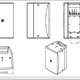 AUDAC VEXO110A/B, двухполосная акустическая система