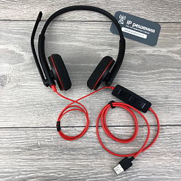 Plantronics BlackWire C3220-A - проводная гарнитура (стерео, USB-A)