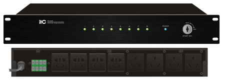 ITC TS-830, 8-канальный распределитель питания ITC TS-830, 8-канальный распределитель питания