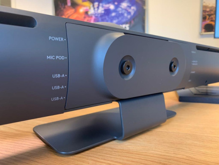 Logitech Rally Bar OFF-WHITE , видеобар (комплект с 2-мя микрофонами)