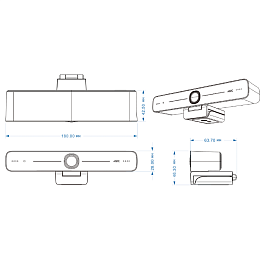 Prestel 4K-F4U3, камера для видеоконференцсвязи 
