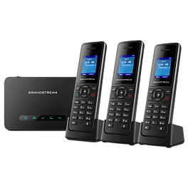 Grandstream DP750/720 , комплект (1 базовая станция +3 трубки)