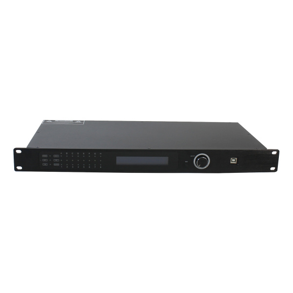 Prestel DSP-0808, Аудиопроцессор Dante и аналоговое аудио, 8x8 каналов