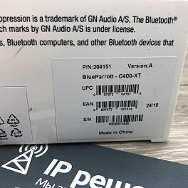 BlueParrott C400-XT, Bluetooth гарнитура с высоким шумоподавлением