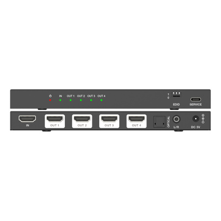 Lideo SP14A2-8K, сплиттер 1x4 HDMI 2.1