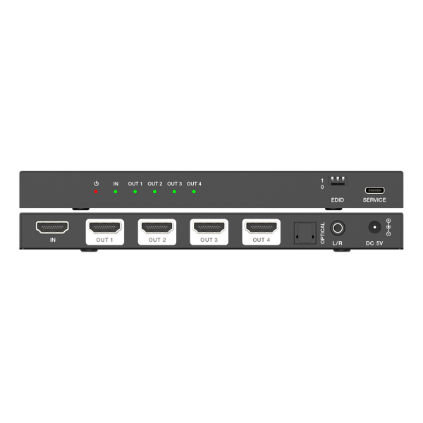 Lideo SP14A2-8K, сплиттер 1x4 HDMI 2.1