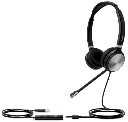 Yealink UH36 Dual Teams USB-C, USB гарнитура для компьютера