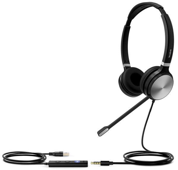 Yealink UH36 Dual Teams USB-C, USB гарнитура для компьютера Yealink UH36 Dual Teams USB-C, USB гарнитура для компьютера
