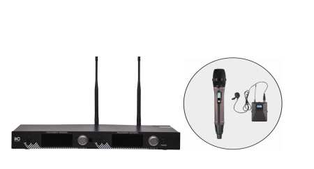 ITC T-521UT, 1 петличный +1 ручной микрофоны