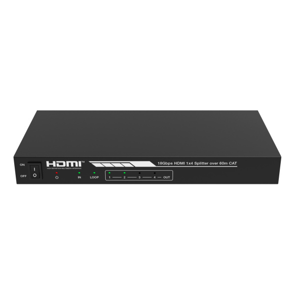 Prestel SP-H2-14T60, HDMI сплиттер 1:4 с поддержкой HDBaseT