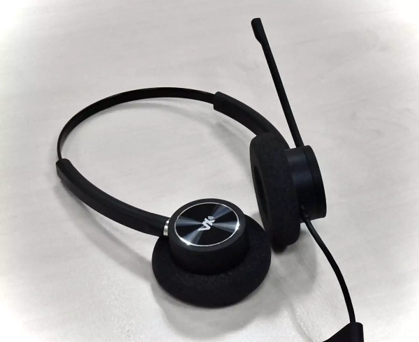 VoiceXpert VXH-300DM, проводная USB-гарнитура, cовместимость с Microsoft Teams VoiceXpert VXH-300DM, проводная USB-гарнитура, cовместимость с Microsoft Teams