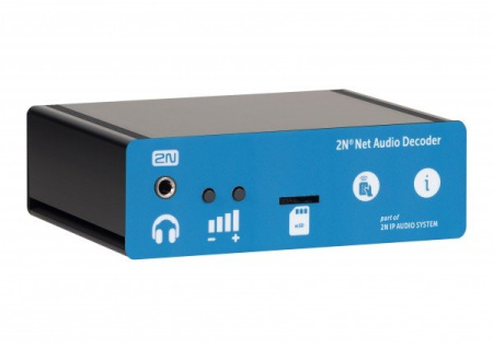 2N NetAudio Decoder - система IP-аудиовещания, встроенный усилитель, подключение LAN/WAN, PoE 2N NetAudio Decoder - система IP-аудиовещания, встроенный усилитель, подключение LAN/WAN, PoE