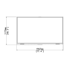 Uniview MW3586-U-E, интерактивная панель 86"