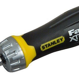 Stanley 0-69-214 - ОТВЕРТКА-ДЕРЖАТЕЛЬ "XTREME MULTI-BIT RATCHET" С ТРЕЩОТКОЙ С 10-ТЬЮ ВСТАВКАМИ