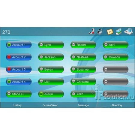 Yealink VP-2009P, сенсорный видеотелефон с поддержкой различных мультимедийных приложений Yealink VP-2009P, сенсорный видеотелефон с поддержкой различных мультимедийных приложений