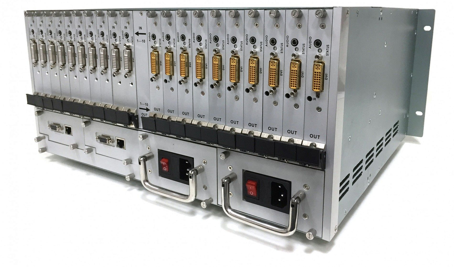 Nuvola MediaManager1818 - Шасси универсального модульного матричного коммутатора на 18 входов / 18 выходов