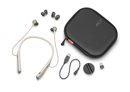 Plantronics Voyager 6200 UC,  беспроводная гарнитура для ПК и мобильных устройств (Bluetooth, ANC), песочная