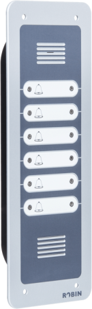 Robin Compact SIP домофон (6 клавиш,  для скрытого монтажа) Robin Compact SIP домофон (6 клавиш,  для скрытого монтажа)