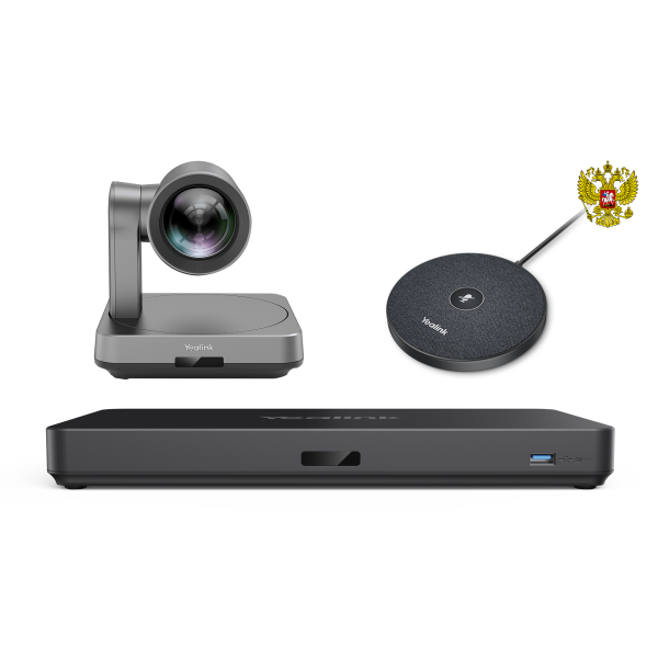 M500-AVI-RU Видеотерминал Yealink (терминал M500, камера UVC84/UVC85, микрофон VCM35, VCH51, пульт ДУ)