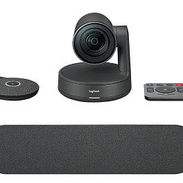 Logitech Rally Camera Ultra-HD ConferenceCam, комплект для видеоконференций (1 спикерфон,1 выносной микрофон)