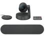 Logitech Rally Camera Ultra-HD ConferenceCam, комплект для видеоконференций (1 спикерфон,1 выносной микрофон)
