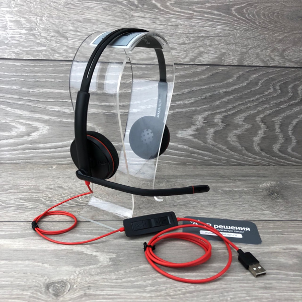 Plantronics BlackWire C3220-A - проводная гарнитура (стерео, USB-A) Plantronics BlackWire C3220-A - проводная гарнитура (стерео, USB-A)