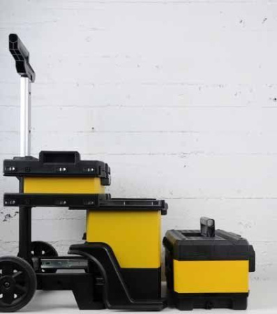 Stanley 1-95-621 - Ящик Stanley® Rolling Workshop металлопластмассовый с колесами, 56,8 x 73 x 38,9 см Stanley 1-95-621 - Ящик Stanley® Rolling Workshop металлопластмассовый с колесами, 56,8 x 73 x 38,9 см