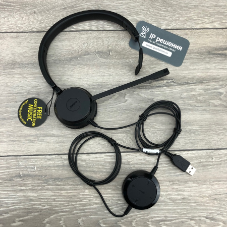 Jabra Evolve 20 SE Mono UC (4993-829-409), проводная USB-гарнитура  Jabra Evolve 20 SE Mono UC (4993-829-409), проводная USB-гарнитура