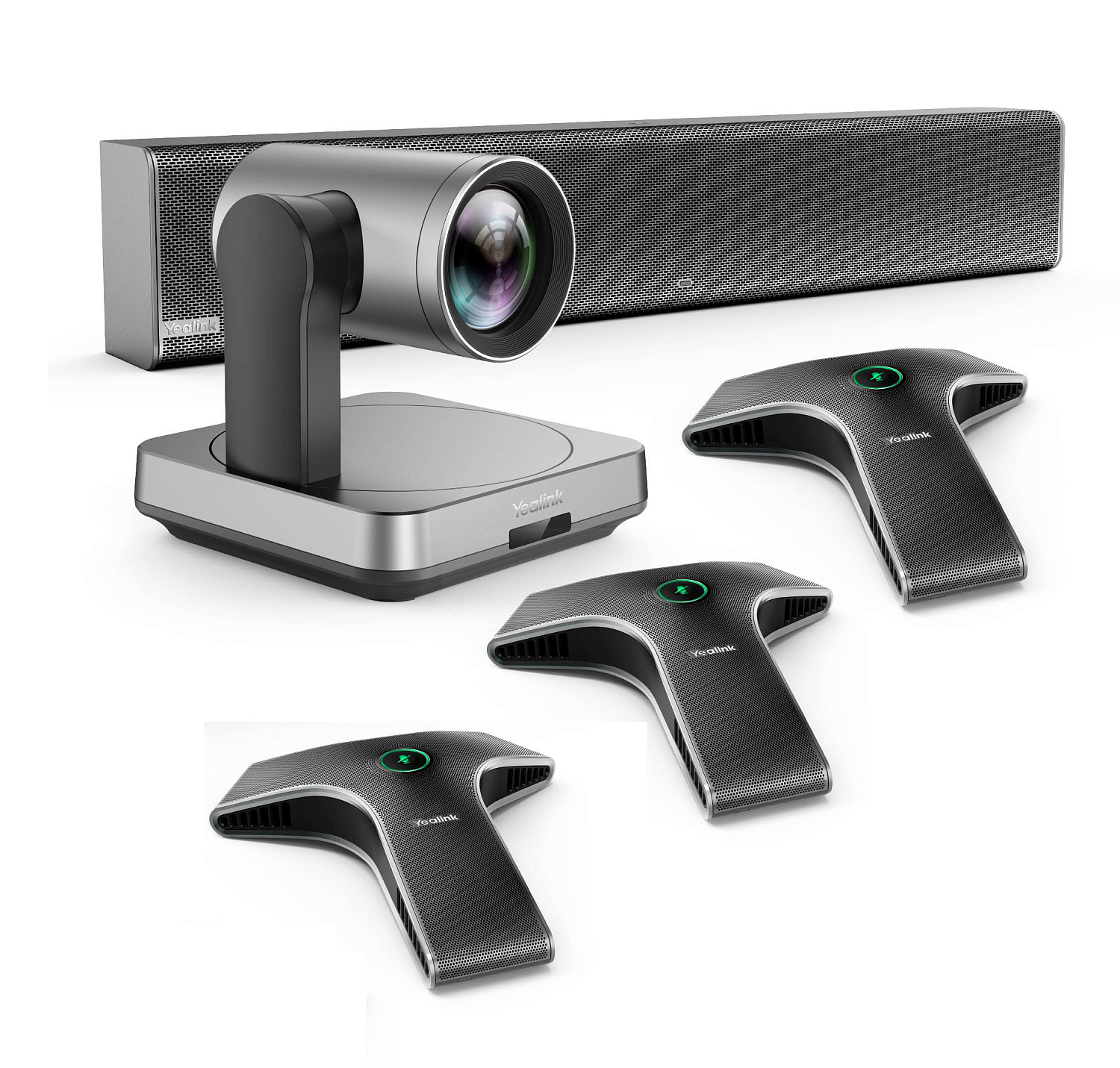 Yealink UVC84-mic-3-Wired комплект для видеоконференцсвязи