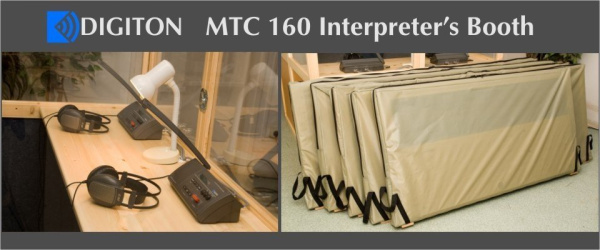 Мобильная кабина для синхропереводчиков MTC 160