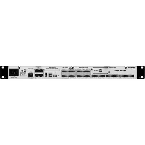 Аудиомикшер Symetrix Radius NX 12x8 AEC-2 Аудиомикшер Symetrix Radius NX 12x8 AEC-2