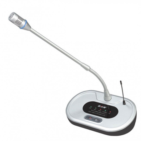 BKR WCS-101C Silver, микрофонный пульт председателя беспроводной