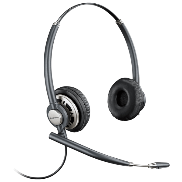 Plantronics EncorePro HW720D Digital BNC (PL-HW720D), профессиональная цифровая гарнитура для колл-центра (QD 6 pin)