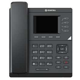 IPmatika TR21, ip-телефон (6 аккаунтов, цветной дисплей 2.8", 1000Мбит/с, USB, PoE)